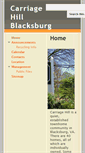 Mobile Screenshot of carriagehillblacksburg.com